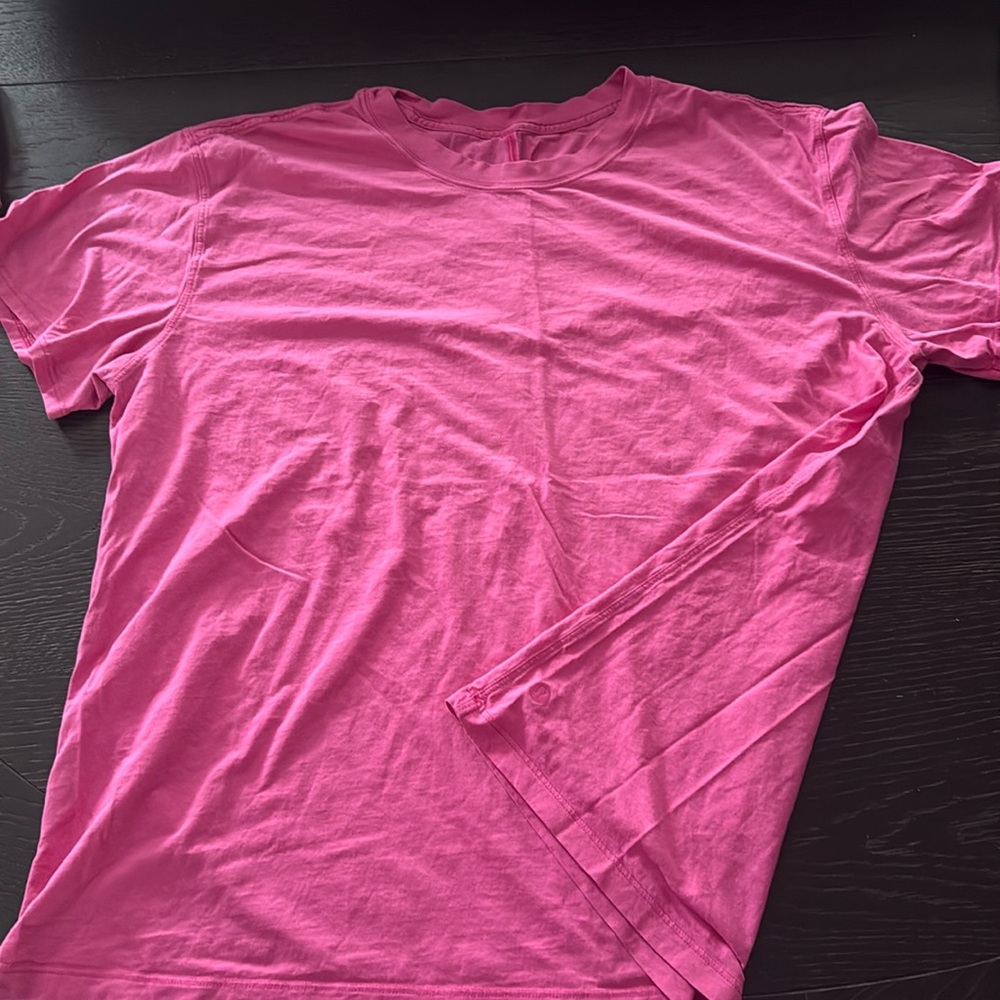 Lululemon All Yours Cotton T-shirt, Pink size 10